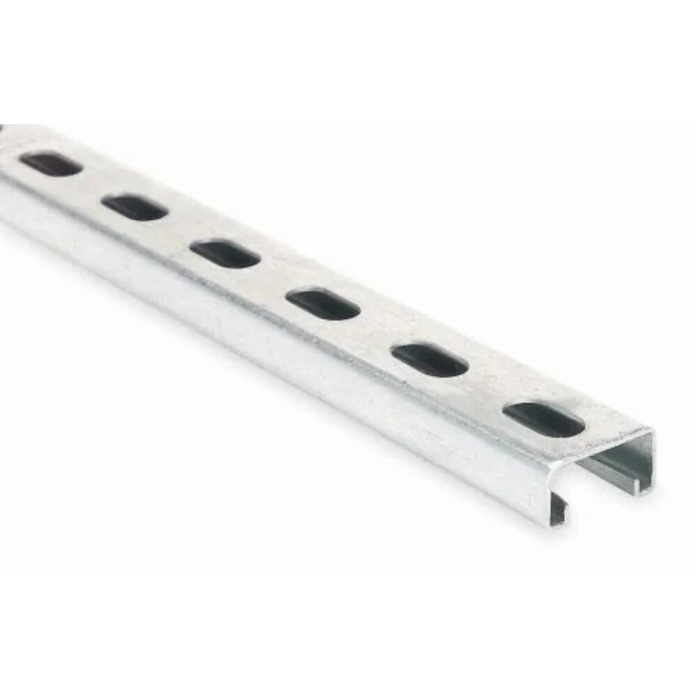 Slotted C Channel - Color: Silver