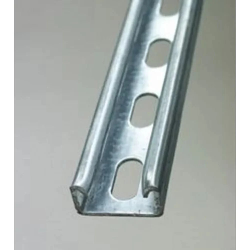 Slotted C Channel - Color: Silver