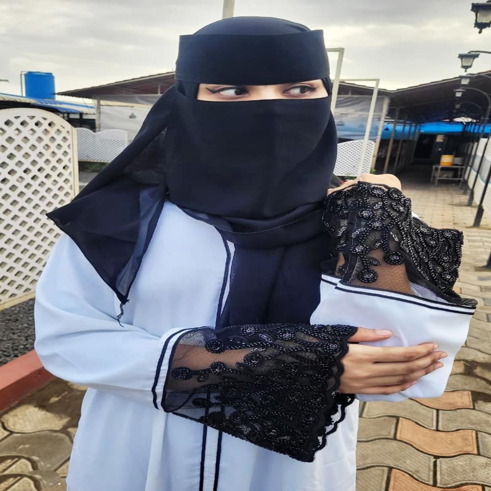 White Abaya Handwork Burqa For Women Modest Wear Stylish Dubai Abaya