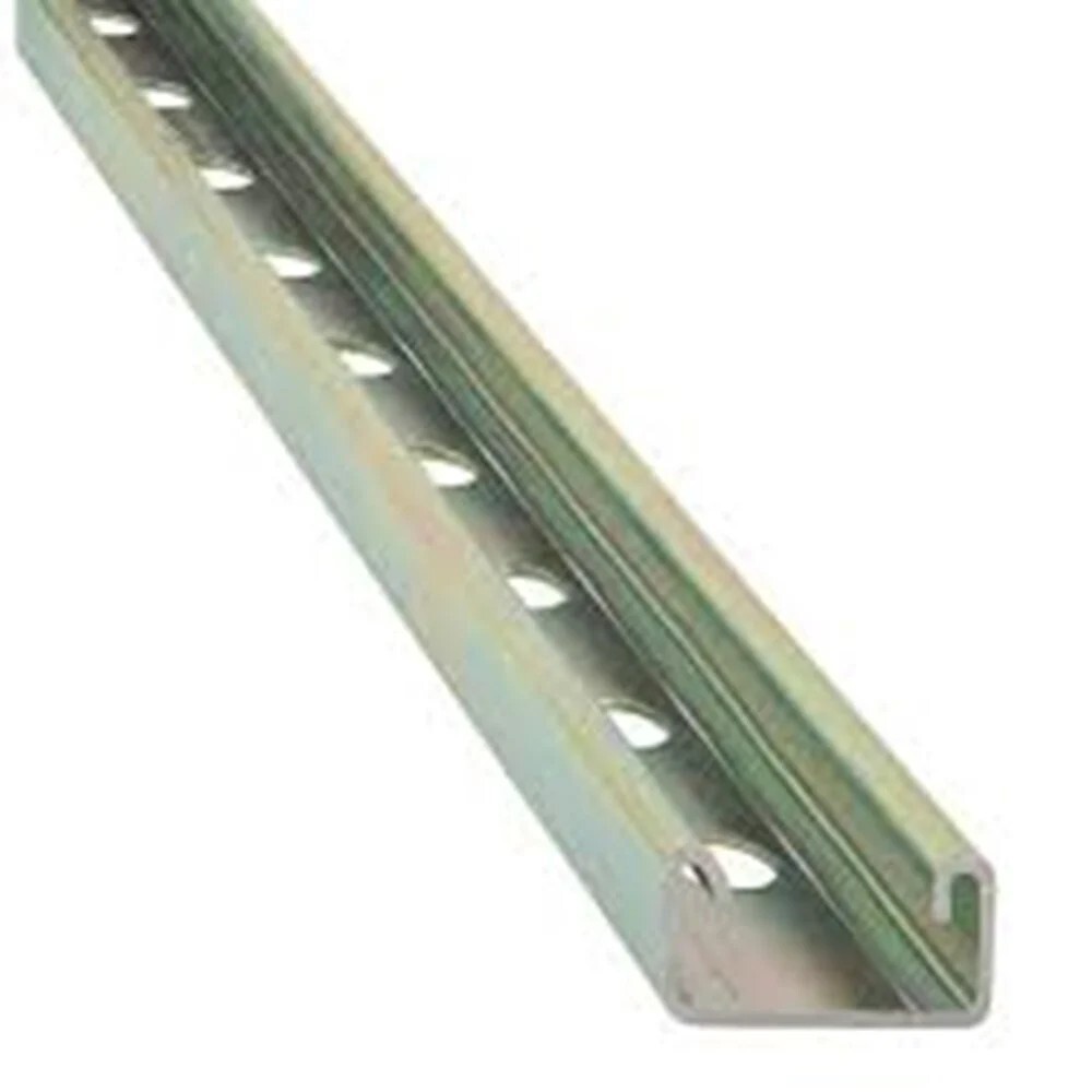 Punched Slotted Channel - Color: Silver