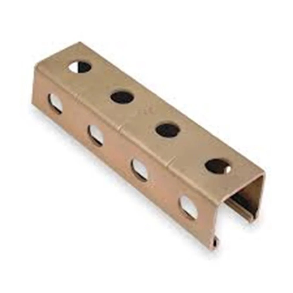Punched Slotted Channel - Color: Silver