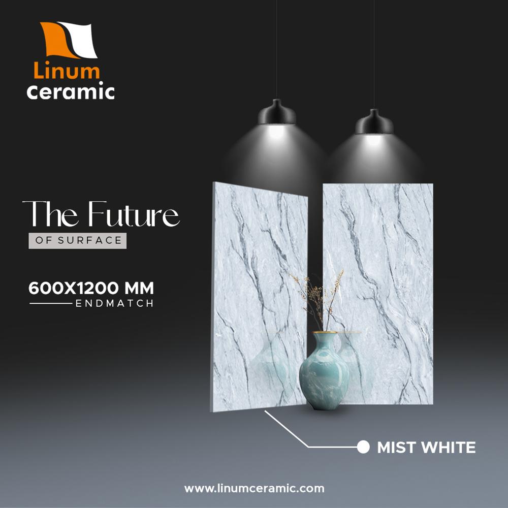 600x1200 MM Brasilia Aqua Endless Glossy Finish Tile