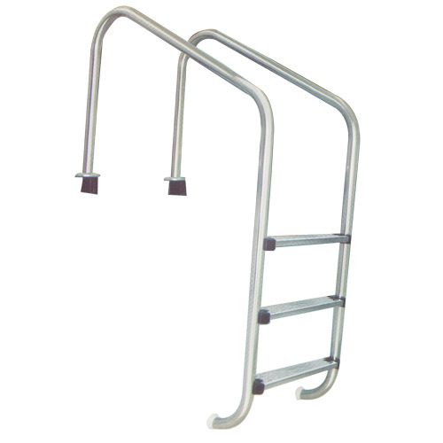 Silver Swimming Pool Extra Width Ladder