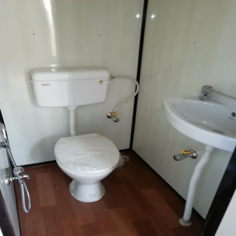 Ms Portable Toilets Cabin - Color: As Per Requirement