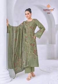 Suryajyoti Kajal Vol-3 A   Dress Material - Color: Multicolor