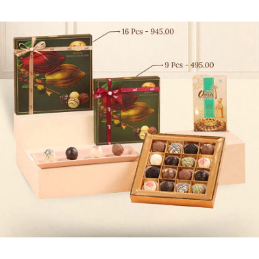 Oasis Opulent Baklawa Assortment - Handcrafted Assorted Baklawa With Cashew, Pistachio, Almond, And Walnut Varieties | Perfect For Diwali & Corporate Gifting