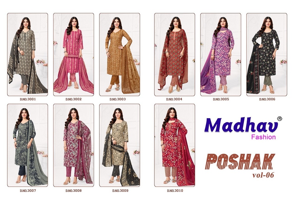 Madhav Poshak Vol-6 A Dress Material