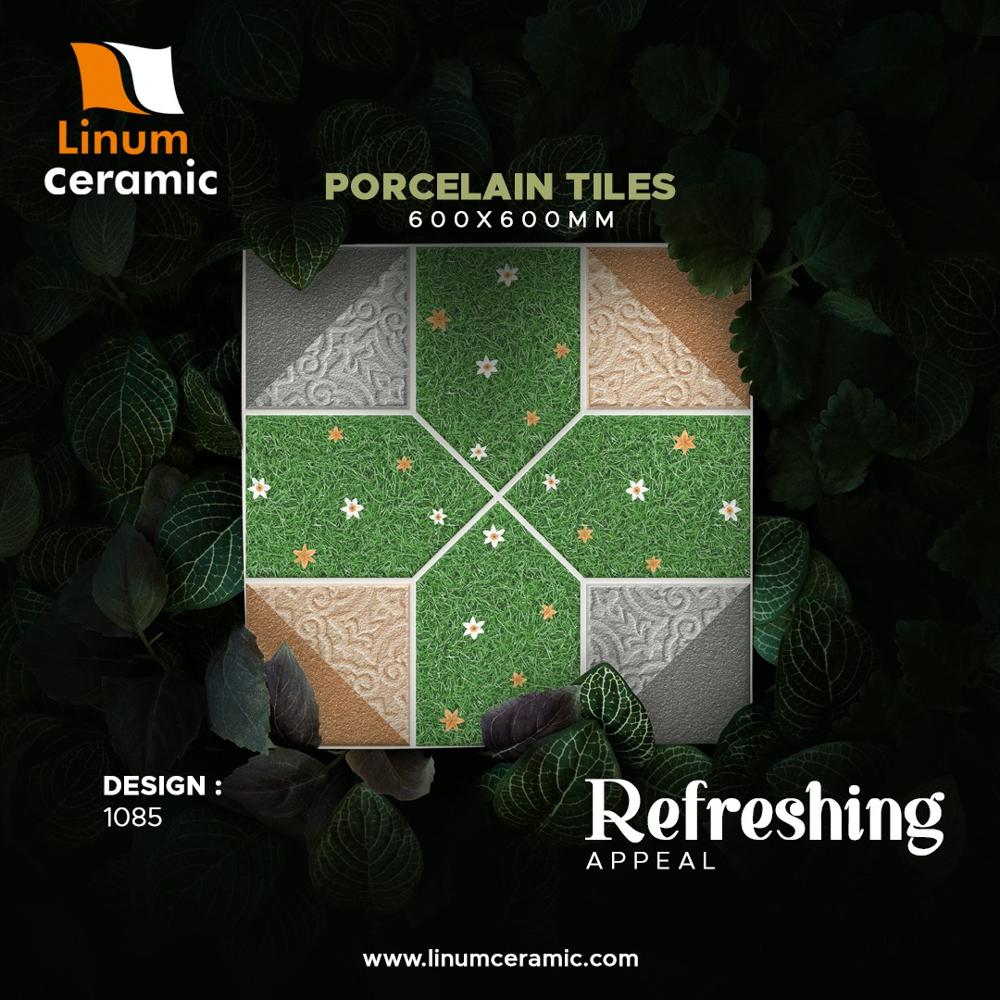 8077 600x600 Mm Porcelain Tile - Feature: Acid-resistant