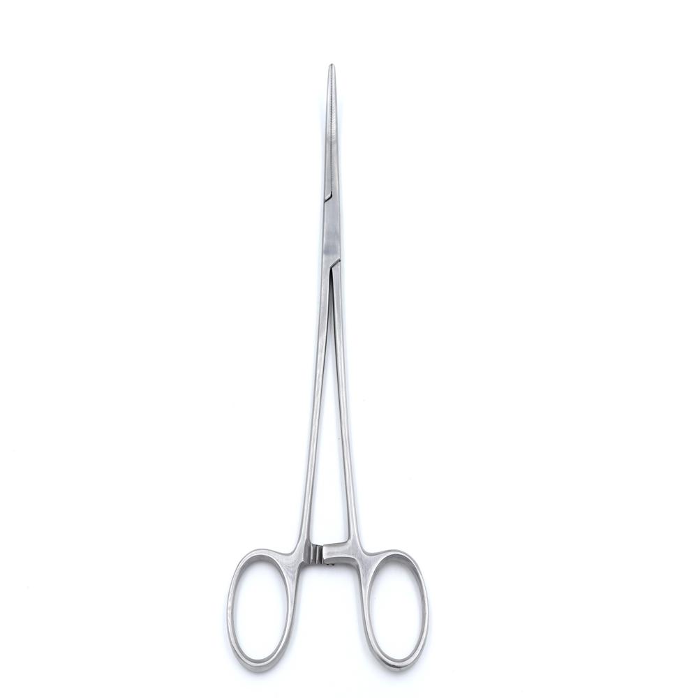ARTRY FORCEP 8 INCH CVD - Stainless Steel, 8 Inches Long, Silver Color | Curved Design for Enhanced Access, Ratchet Locking Mechanism, Ergonomic Finger Rings