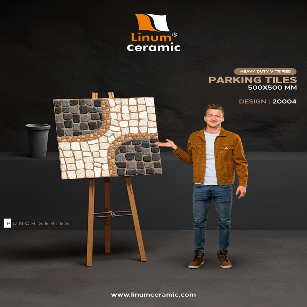 500x500 Mm Punch Series Parking Tile at 177.00 INR in Morbi