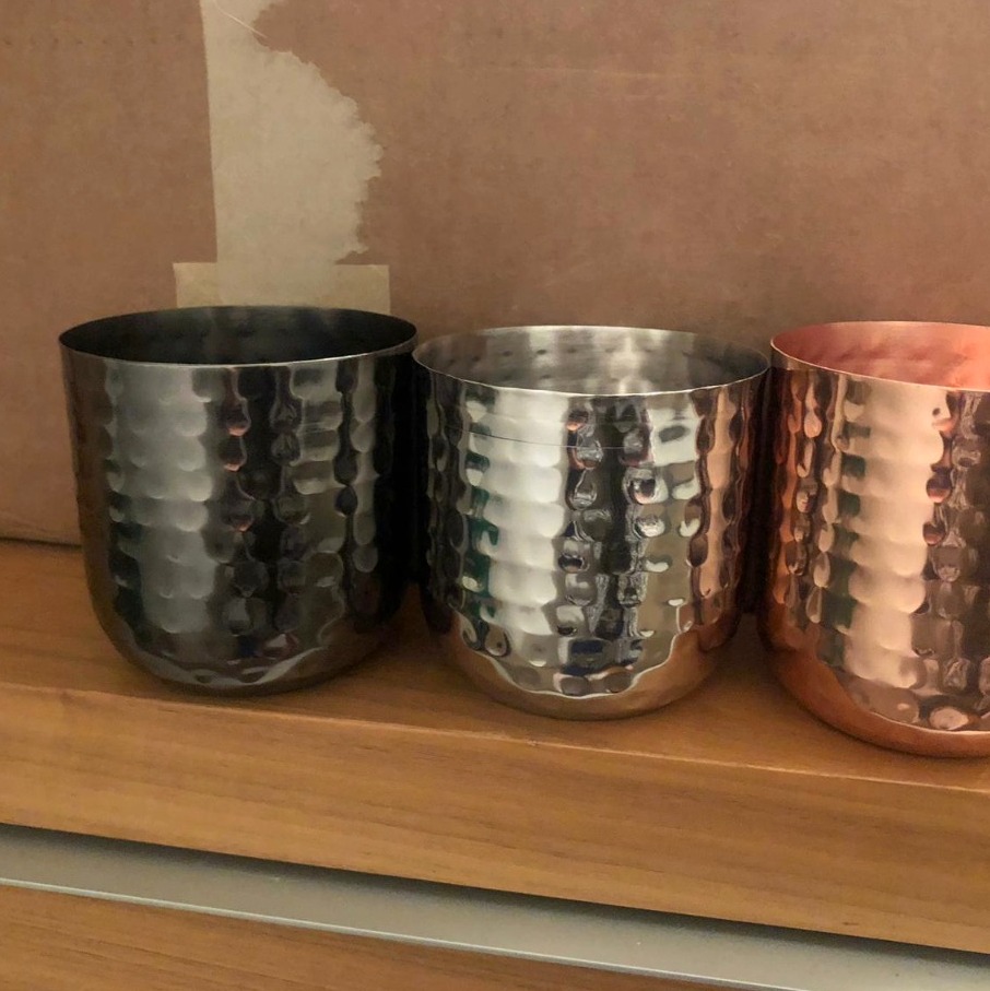 Rustic Metal Candle Jar Glass With Lid