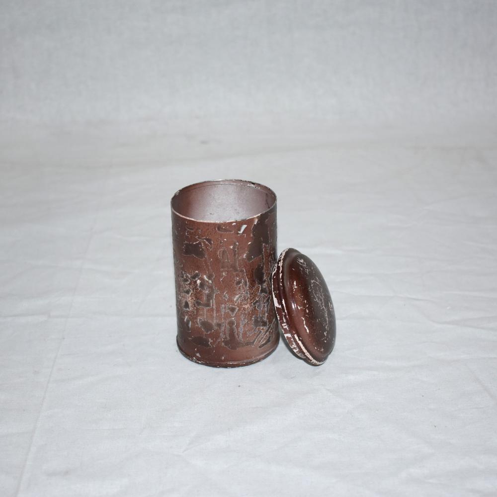 Vintage Jar Copper Metal Candle Jar Candle Holder At Cheaper - Application: Home Decor