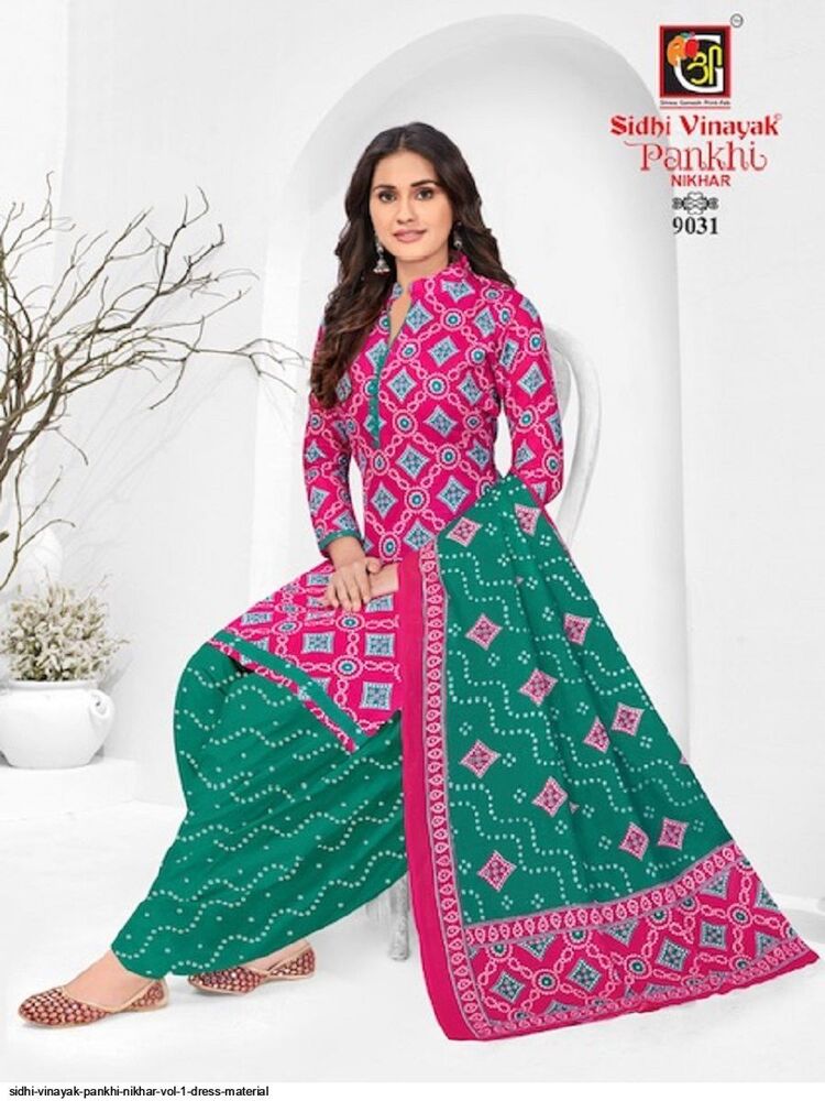 Sidhi Vinayak Pankhi Nikhar  Dress Material