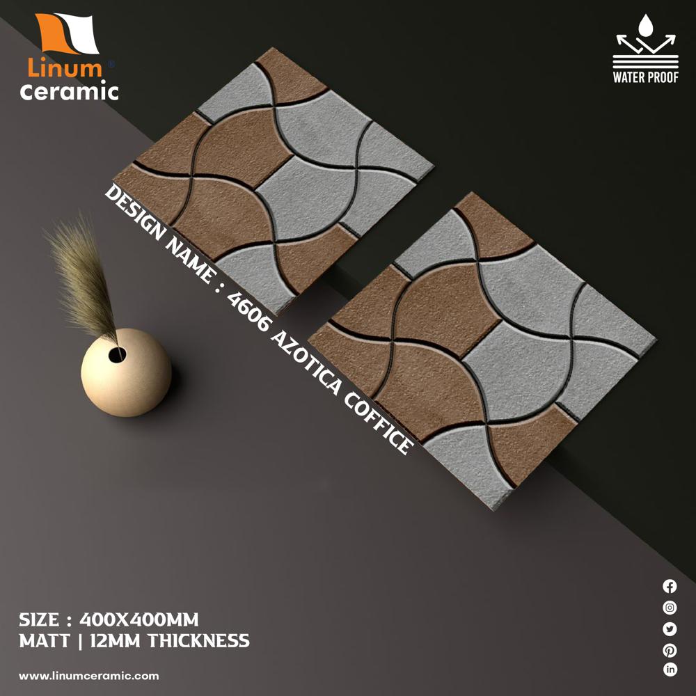400x400 Mm Vitrified Parking Tile - Feature: Acid-resistant
