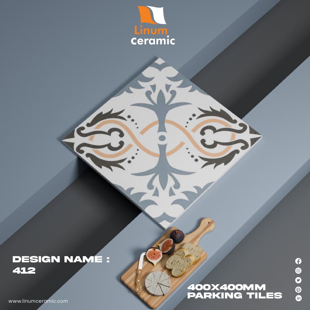 400x400 Mm Vitrified Parking Tile - Feature: Acid-resistant