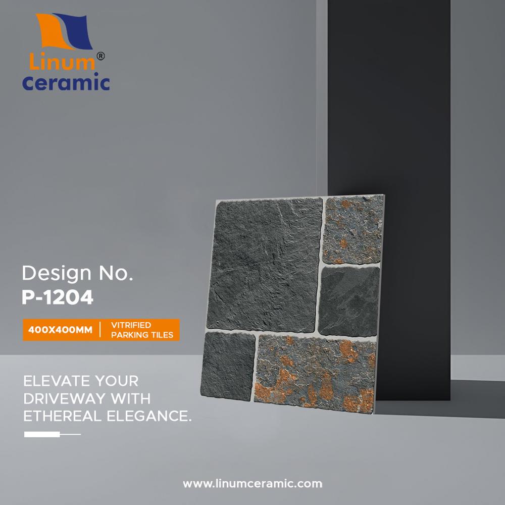 400x400 Mm Vitrified Parking Tile - Feature: Acid-resistant