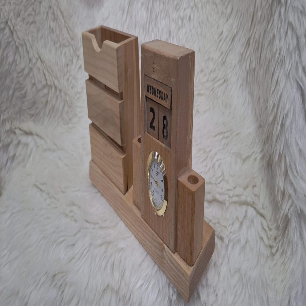 Corporate Wooden Stand Desk Calendar