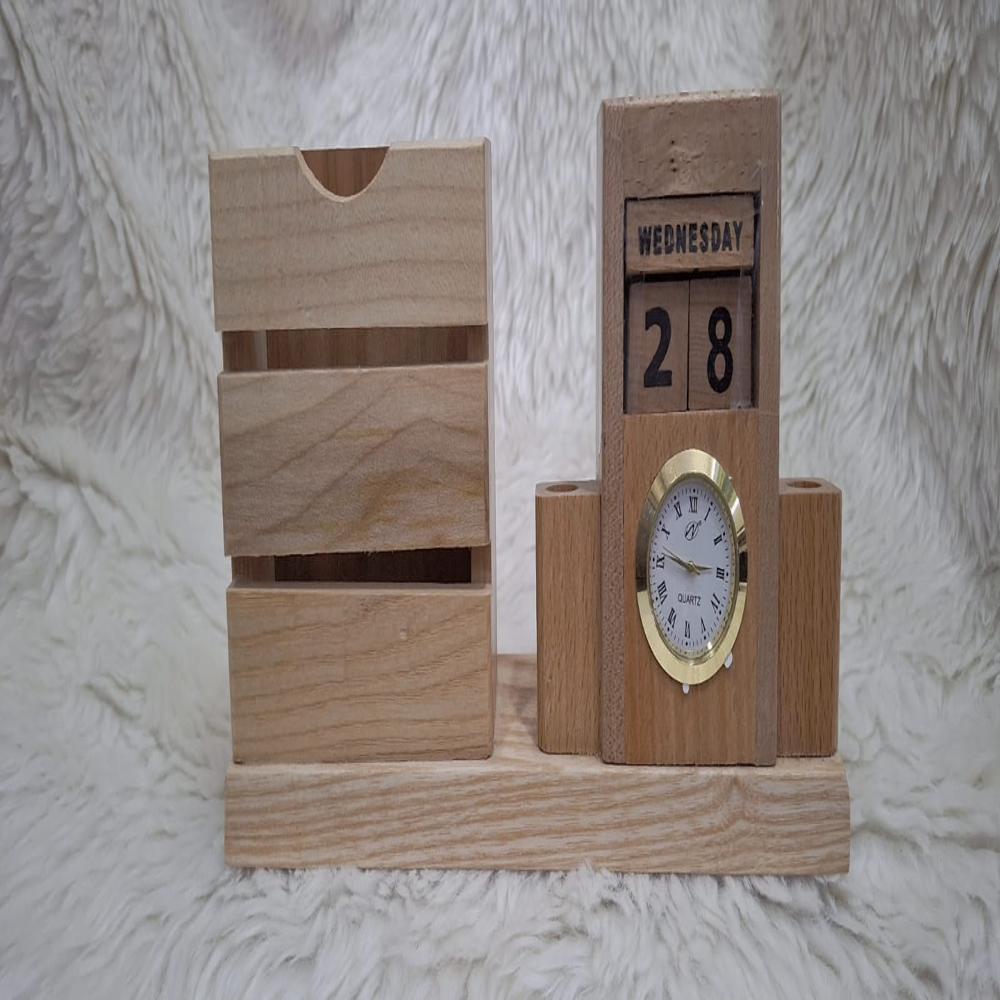 Corporate Wooden Stand Desk Calendar