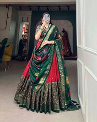 Heavy Printed  Lehenga Choli - Bust Size: 44 Inch (in)
