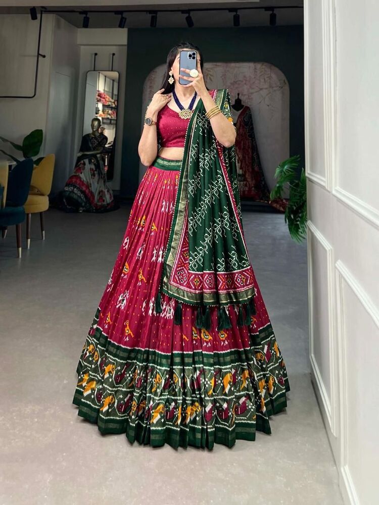 heavy printed  lehenga choli