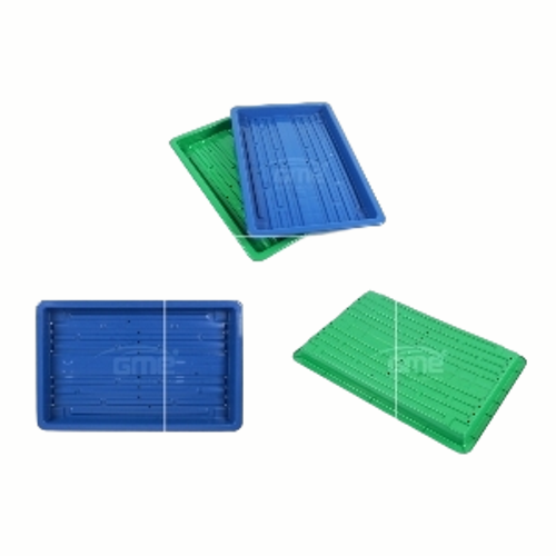 Saffron Tray - Application: Size: 24 Inchx16 Inch 600 Mm 400 Mm Shape: Rectangular Material: Virgin Plastic Color: Blue