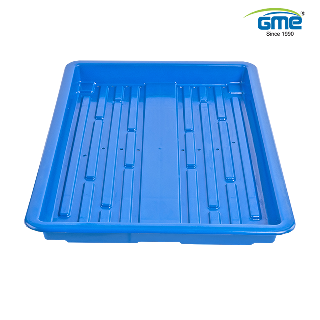 Saffron Tray - Application: Size: 24 Inchx16 Inch 600 Mm 400 Mm Shape: Rectangular Material: Virgin Plastic Color: Blue