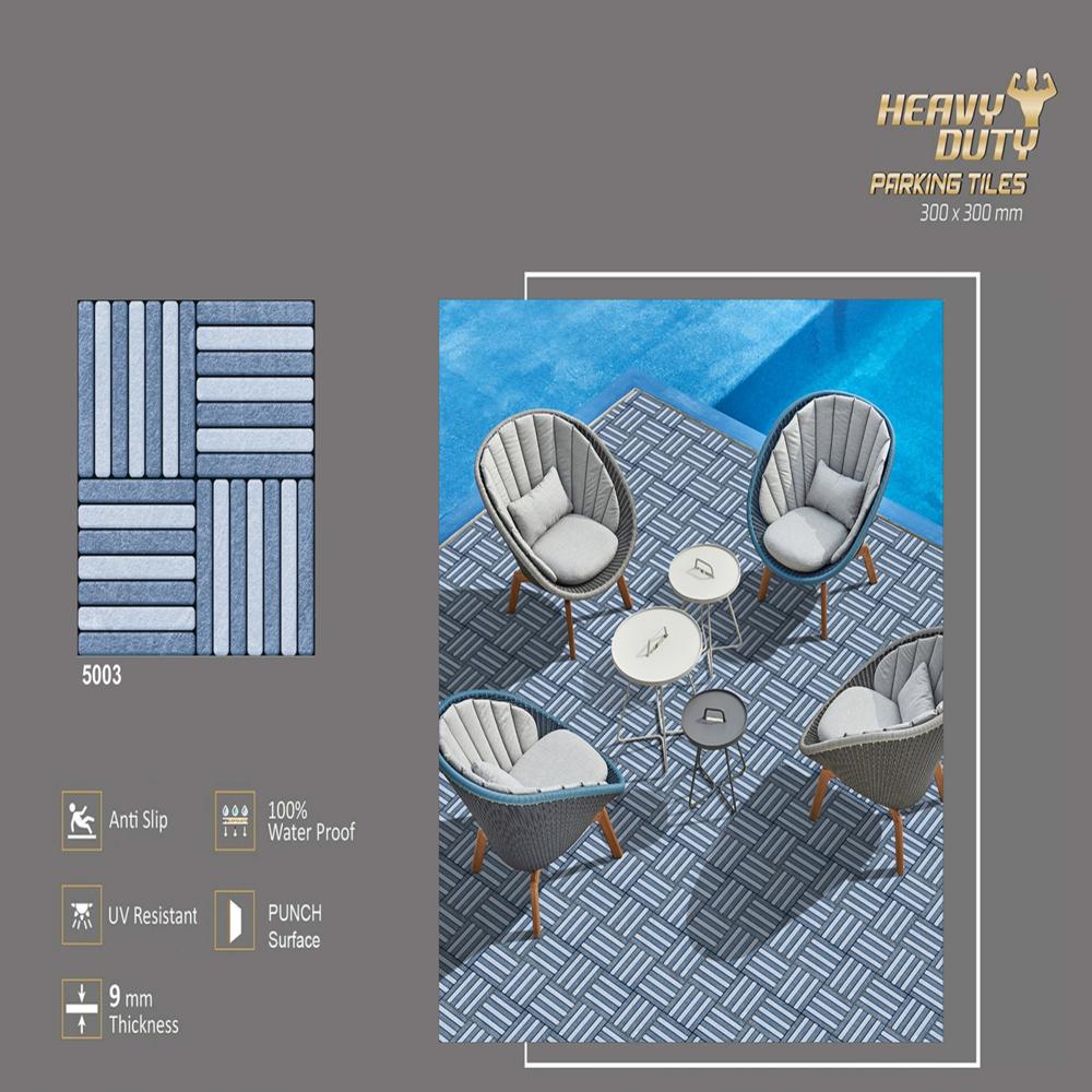  300x300 MM Vitrified Parking Tile