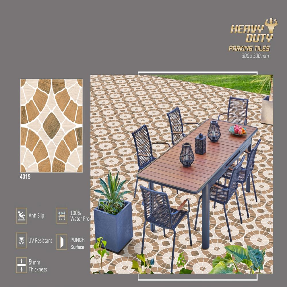  300x300 MM Vitrified Parking Tile