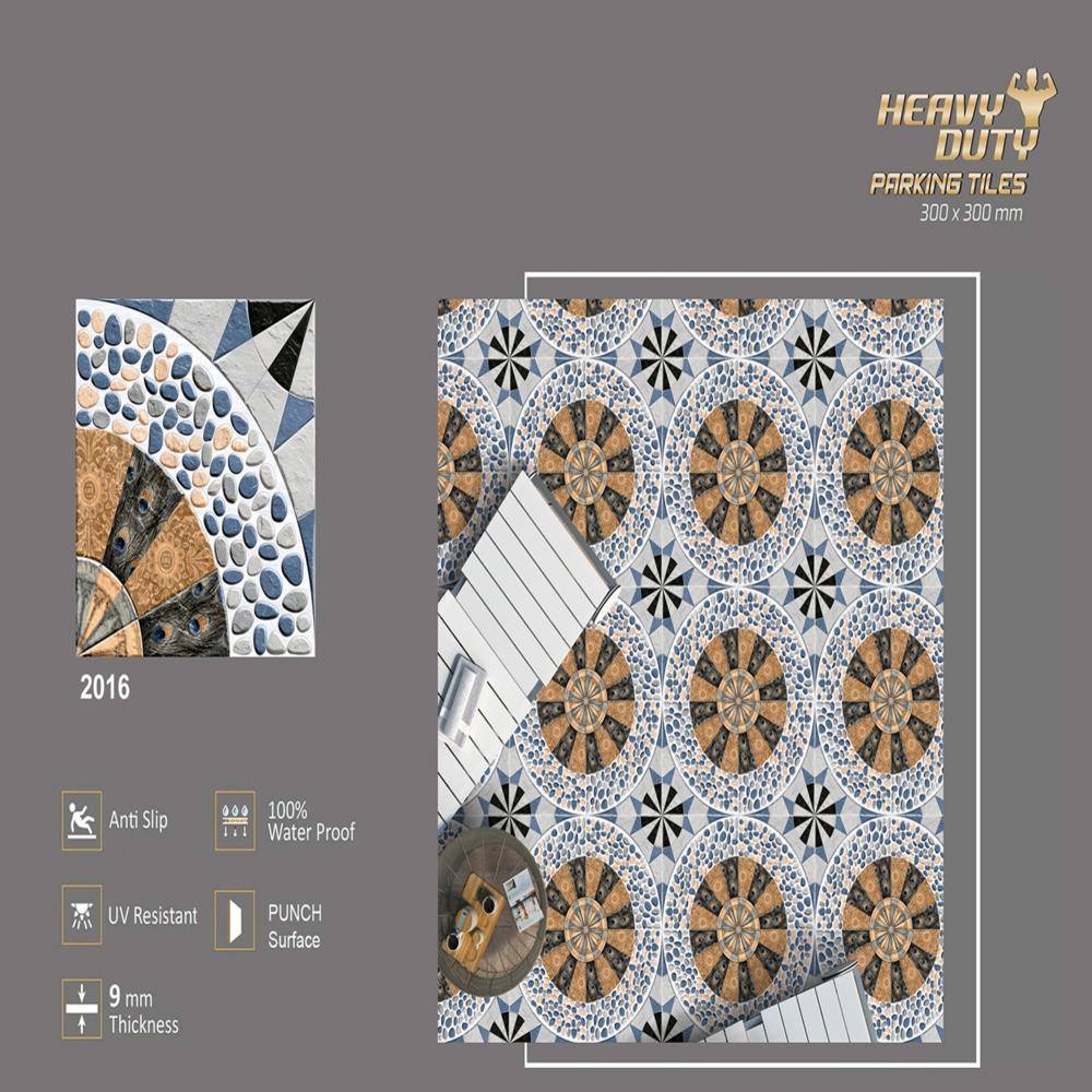  300x300 MM Vitrified Parking Tile