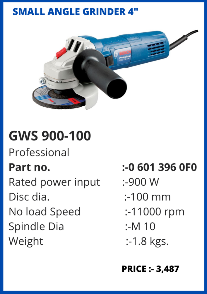 ANGLE GRINDER GWS 900-100