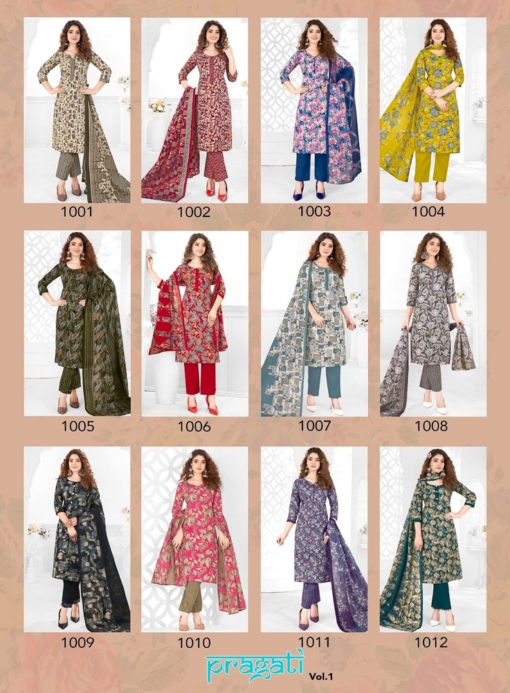 Pragati vol-1  Dress Material