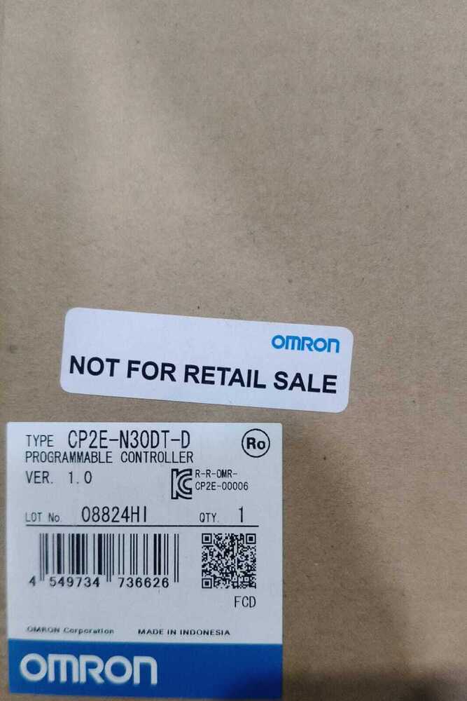 Omron Programmable Controller, Cp2e-n30dt-d - Operating Temperature: -20 - +60 Celsius (Oc)
