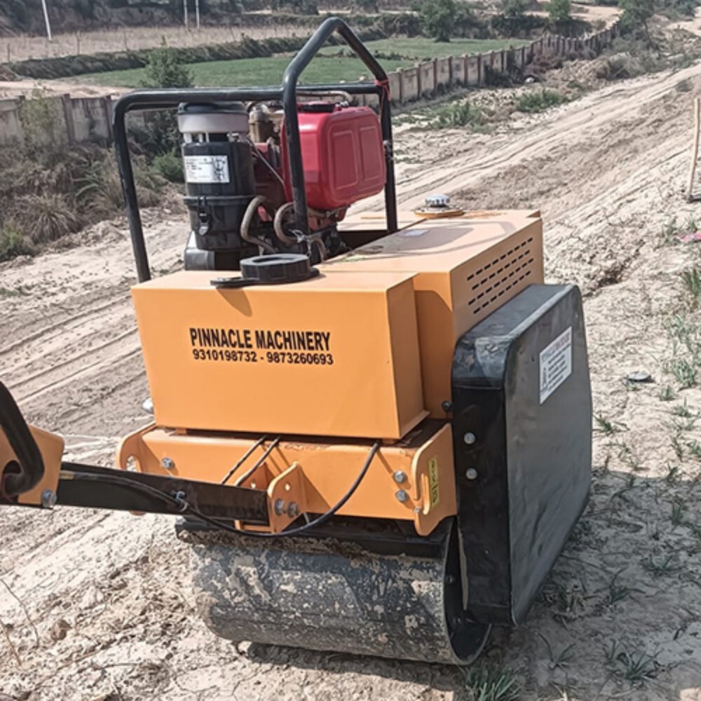 Walk Behind Double Drum Roller - Fvr600 - Color: Yellow