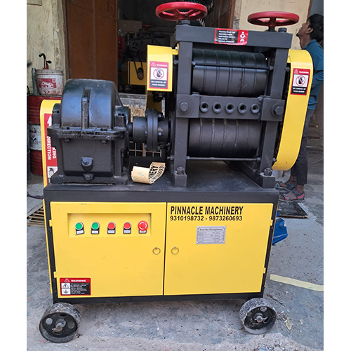 Scrap Bar Straightening Machine Gx6-14 - Color: Yellow