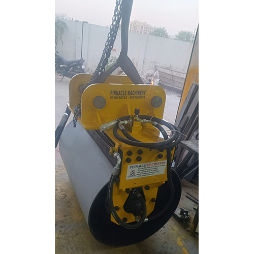 Slope Vibratory Compactor - Color: Yellow