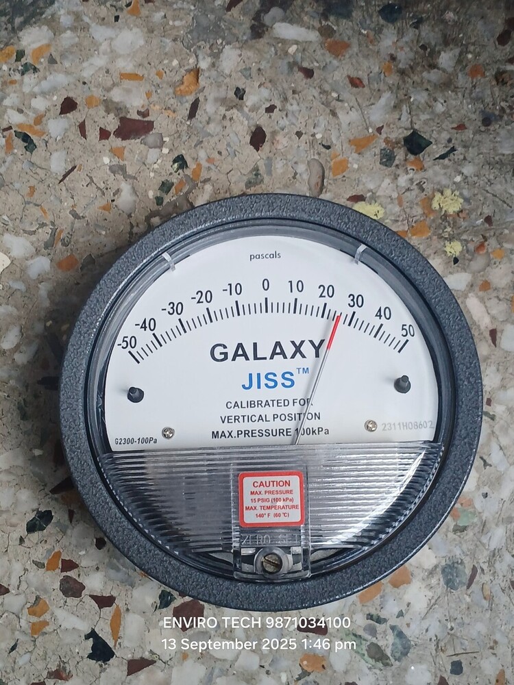 JISS GALAXY DIFFERENTIAL PRESSURE GAUGE