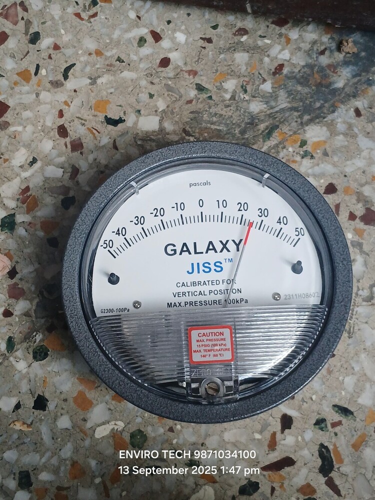 JISS GALAXY DIFFERENTIAL PRESSURE GAUGE
