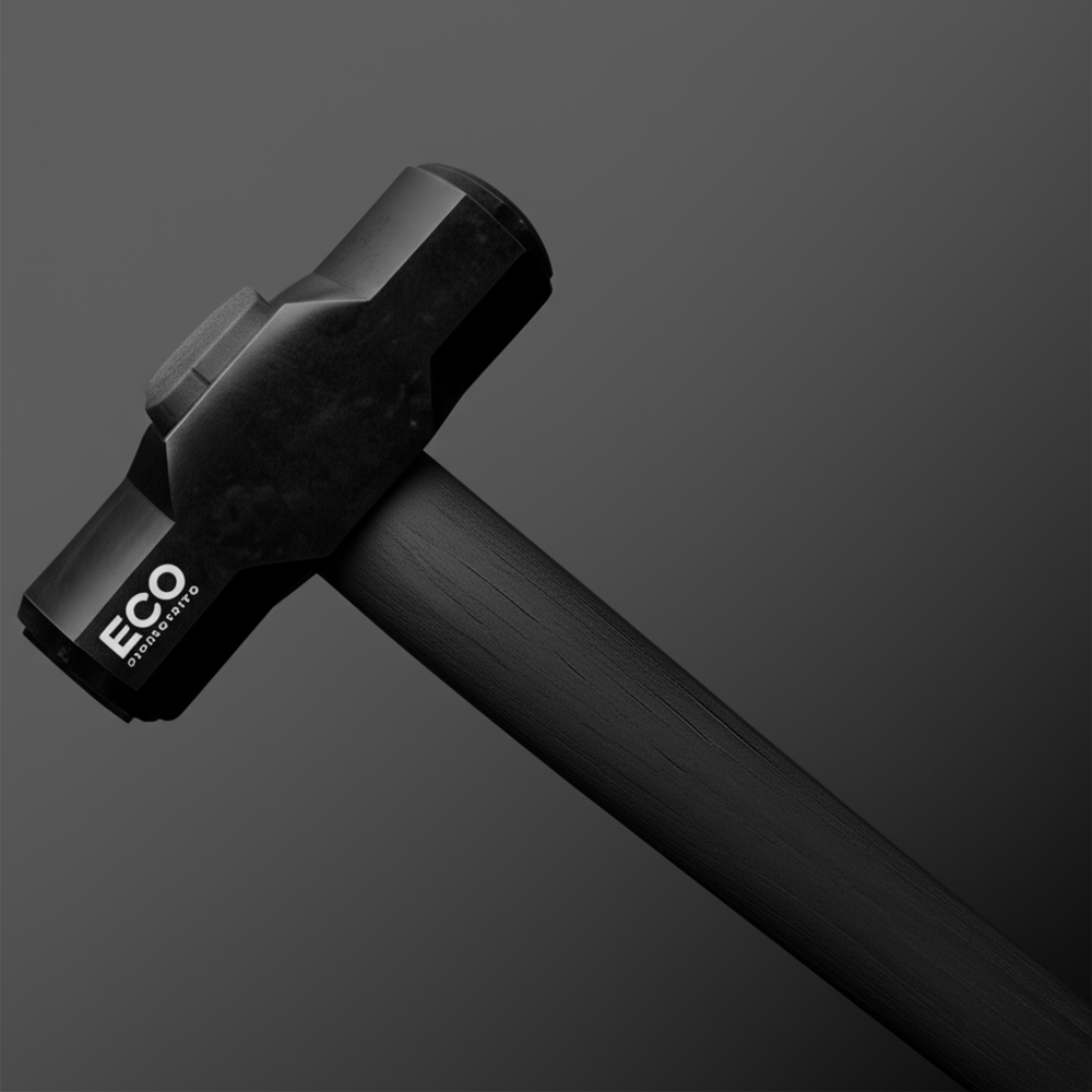 3 Lbs Eco Sledge Hammer Head - Color: Black