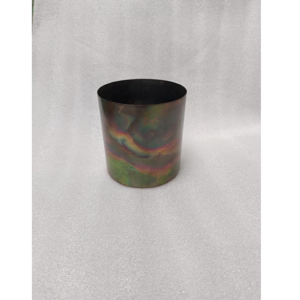 Copper Polished Finished Candle Jar Antique Finished Heavy Metal  Holder for Candle
