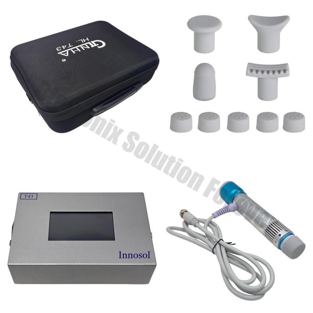 Electromagnetic Radial Shockwave Therapy Machine Touch Screen, 7 Heads