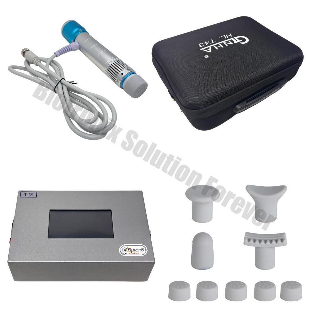 Radial ESWT Therapy System- Adjustable 1-16 mJ Intensity, 10 Modes