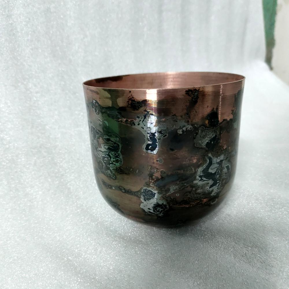 Antique Finished Candle Jar - Handcrafted Decorative Holder