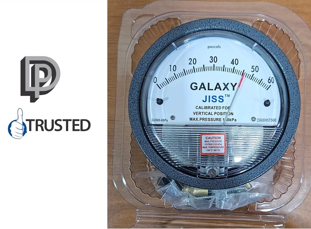 Jiss Galaxy Differential Pressure Gauge At 4500 By Mumbai - Color: Black