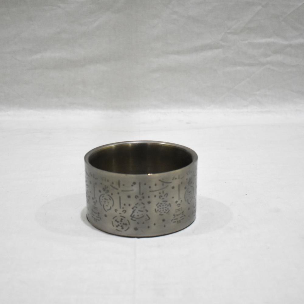 Handmade Engraved Design Candle Jar Brass Metal Candle Holder - Application: Festive Hampers