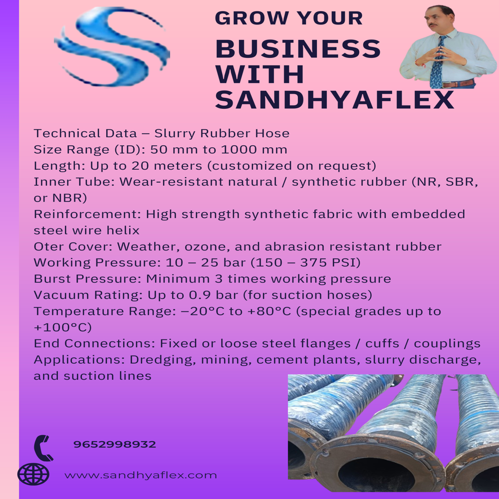 150NB Slurry Rubber Hose