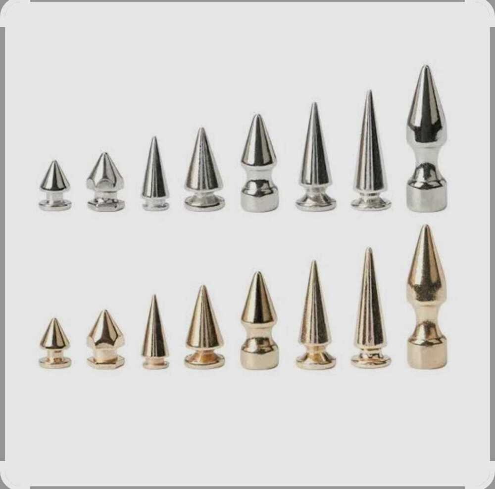 Brass Spiked Ledhar Parts - Color: Silver & Golden
