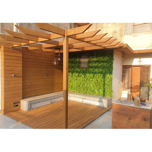 Solid Wood Structure - Color: Brown