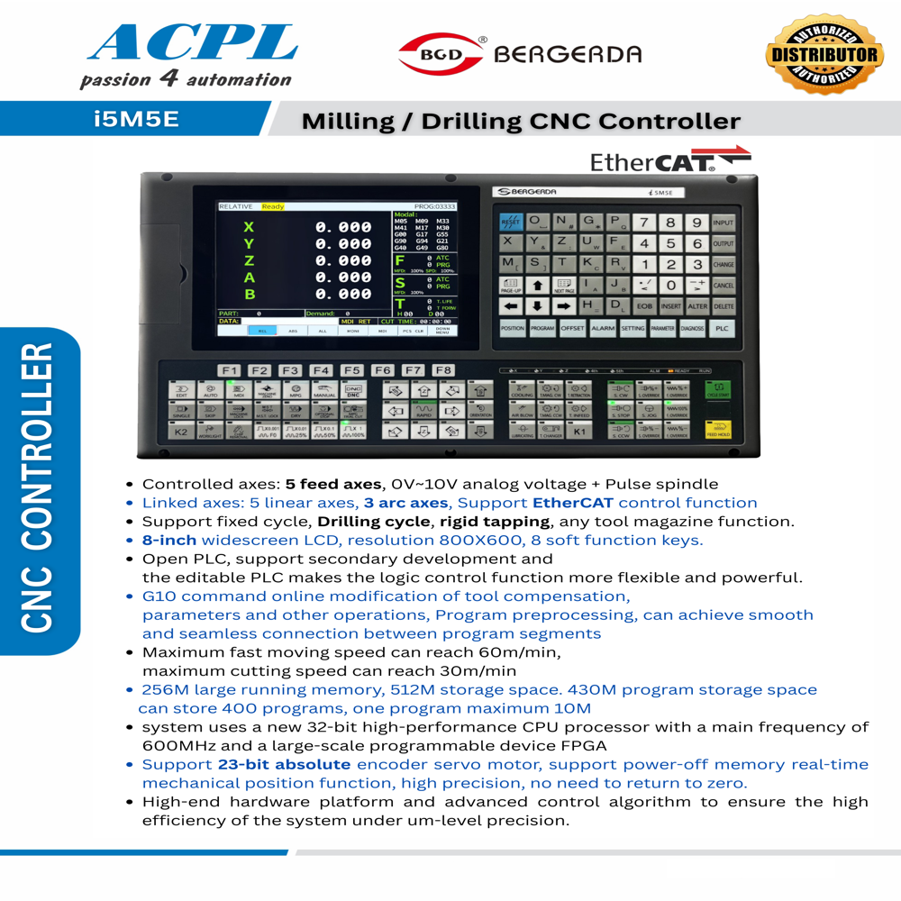 CNC Controller for Milling Drilling Machine