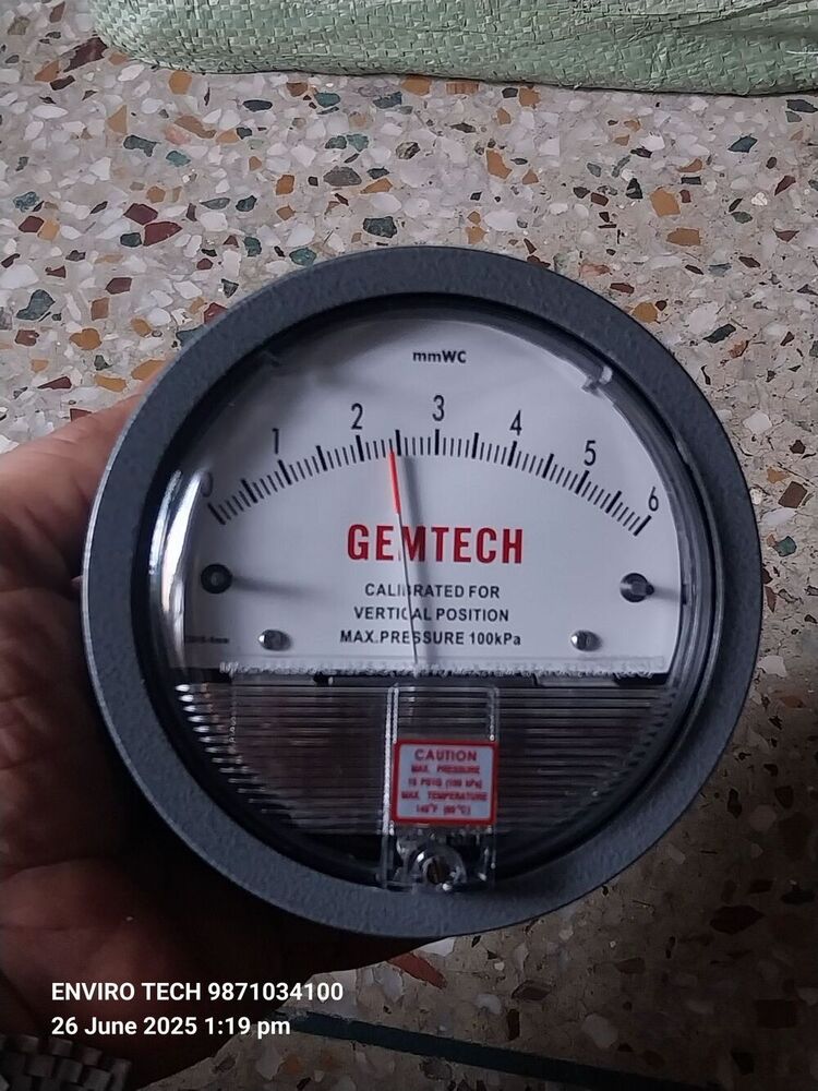 GEMTECH DIFFERENTIAL PRESSURE GAUGE IN Mundka Udyog Nagar Piragarhi Industrial Area Delhi