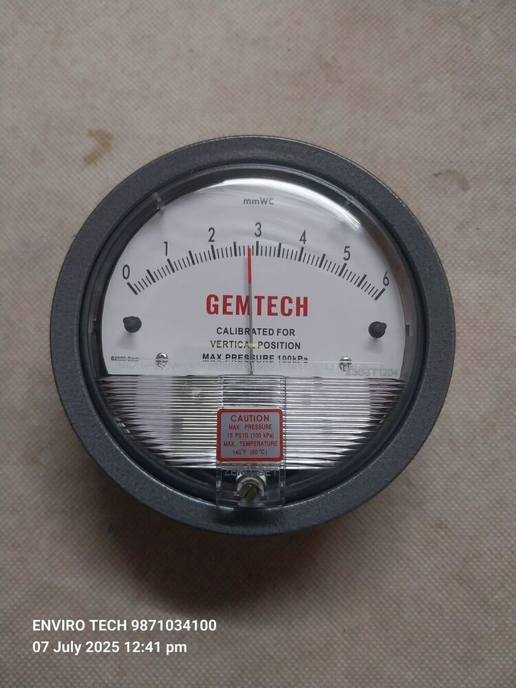 GEMTECH_DIFFERENTIAL PRESSURE GAUGE - BEST INDUSTRIAL AREA IN DELHI NCR